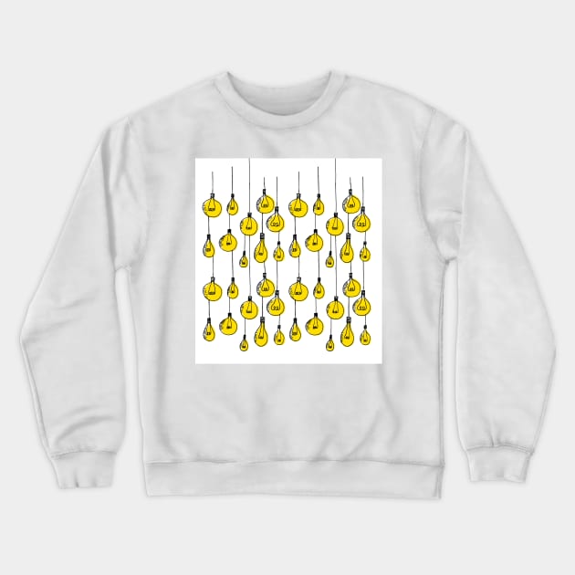 light bulb design Crewneck Sweatshirt by Highdown73